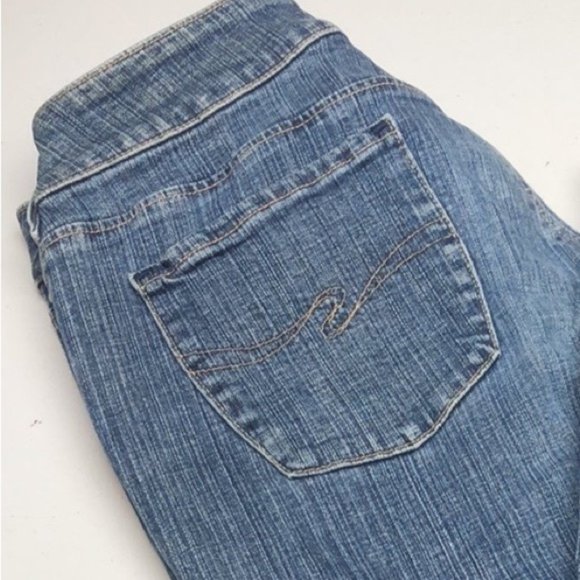 MADE IN CANADA 🇨🇦 EARLY VINTAGE SILVER FLARE BOOTS JEANS 30x33 ⭐️ - Picture 13 of 15